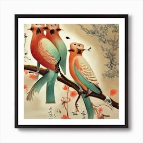 Mutated Birds 1 Art Print
