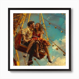 Love On The Ferris Wheel Art Print