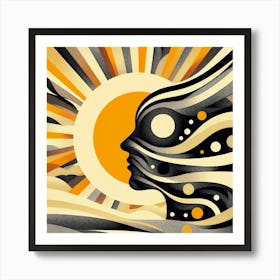 Face Of The Sun 1 Art Print