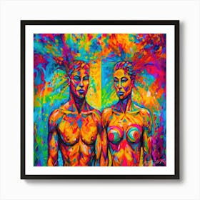 Couples Look Alike - Two People In Love Art Print
