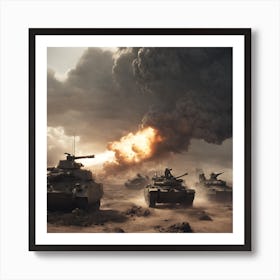 World Of Tanks Art Print