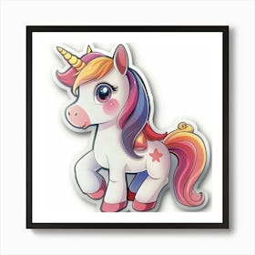 Unicorn Sticker 39 Art Print