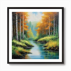 Autumn Forest 3 Art Print