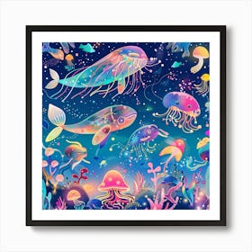 Under The Sea 4 Art Print