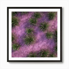 Purple Grass 2 Art Print