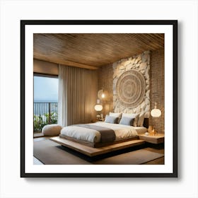 Bedroom With A View 4 Art Print