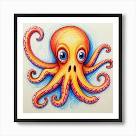 Octopus 97 Art Print