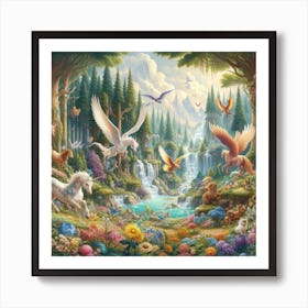 Fairytale Forest 3 Art Print