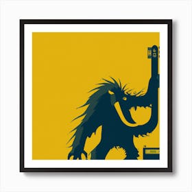 Guitar Monster Art Print