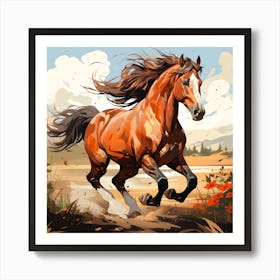 Galloping Grace A Horse S Journey Art Print