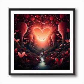 Surreal Love Garden By Csaba Fikker 10 Art Print