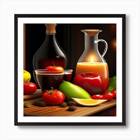 Food And Drink Art Print