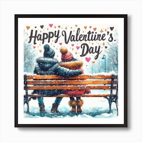 Happy Valentine'S Day 4 Art Print