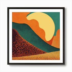 Desert Landscape Art Print