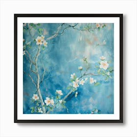 Magnolia Blossoms Art Print