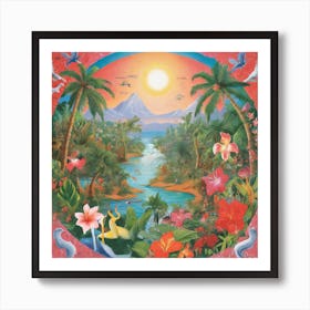 Tropical Paradise 1 Art Print