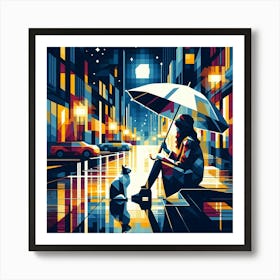 Night In The City 2 Art Print