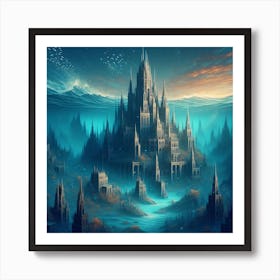 Underwater Palace 2 1 Art Print