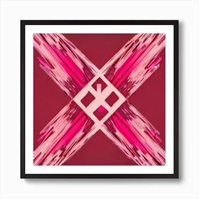 pink x pink Art Print