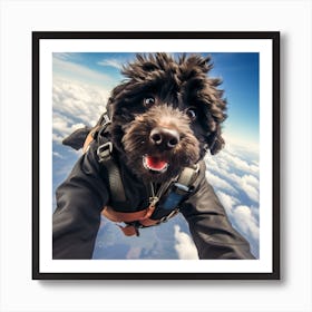 Dog In The Sky 1 Art Print