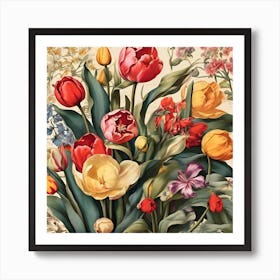 Tulips 10 Art Print