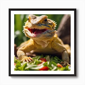 Salad Dragon Art Print