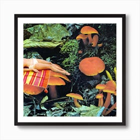 MUSHROOMS by Beth Hoeckel Art Print