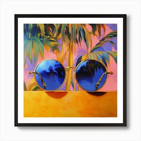 'Blue Sunglasses' Poster