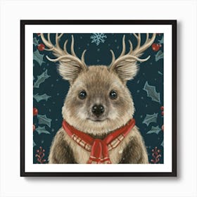 Gufo Reindeer Art Print