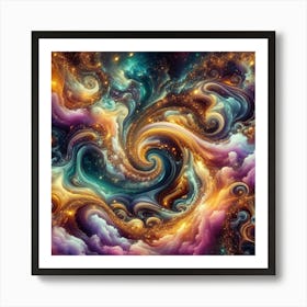 Abstract Fractal Painting Art Print