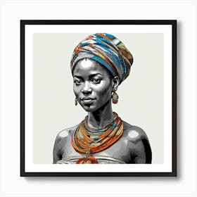 African Woman Art Print