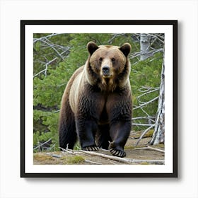 Brown Bear 2 Art Print