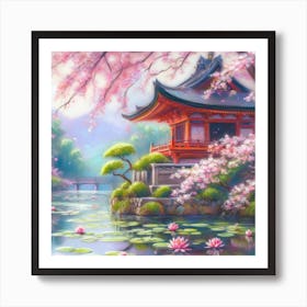 Japanese Pagoda 1 Art Print