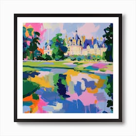 Colourful Gardens Château De Chantilly Gardens France 1 Art Print