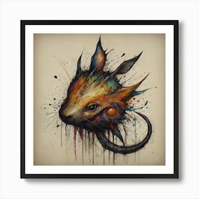 Rat Painting Art Print