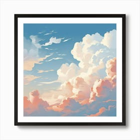 Clouds In The Sky 6 Art Print