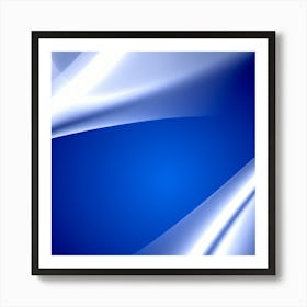 Abstract Blue Background Art Print