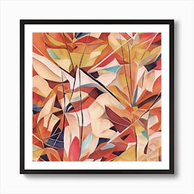 Tropical Plant Abstract Art Print