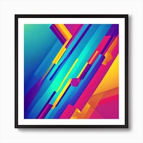 Abstract Background Vector 2 Art Print