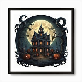 Haunted House 11 Art Print