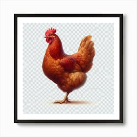 Rooster 4 Art Print
