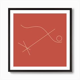 Dance Square Art Print