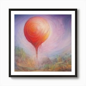 Hot Air Balloon Art Print