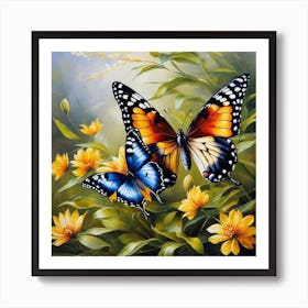 Butterfly Painting 53 Art Print