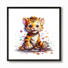 Tiger Cub Art Print