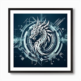 Dragon Emblem 1 Art Print