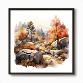 Watercolor Painting 5 Art Print