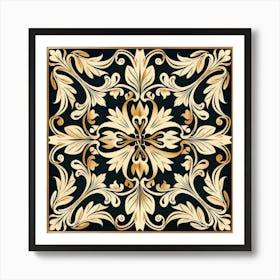 A Decorative Motif Vector Design Illustration 1718803365 1 Art Print