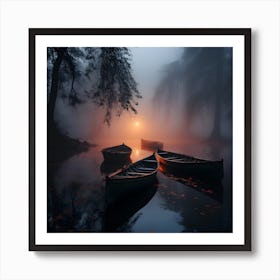 Boats Fine Art Posters By Csaba Fikker For Ai Art Depot 36 Art Print