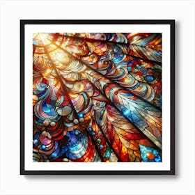 Stained Glass Art Art Print